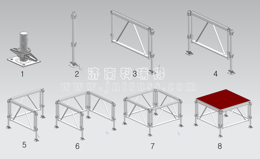 鋁合金舞臺搭建效果圖